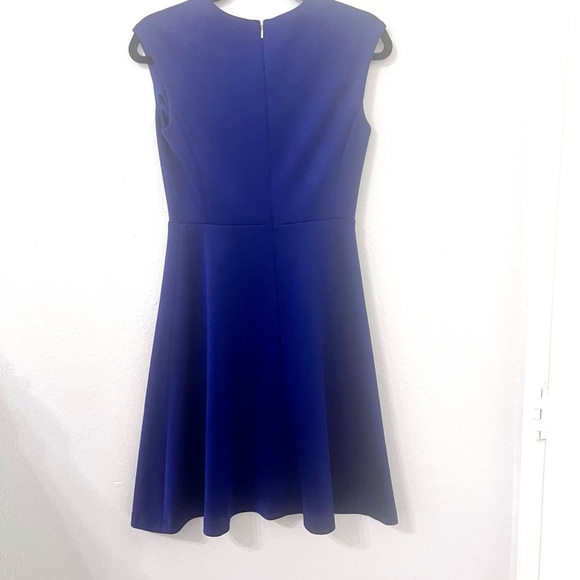 DKNY Blue purpleish Dress with Gold Zipper 2 - Picture 8 of 8